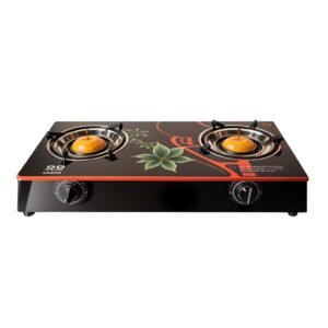 COCINA DE MESA VIDRIO TEMPLADO 2 HORNILLAS A GAS<br>Cuotas semanales/Contado
