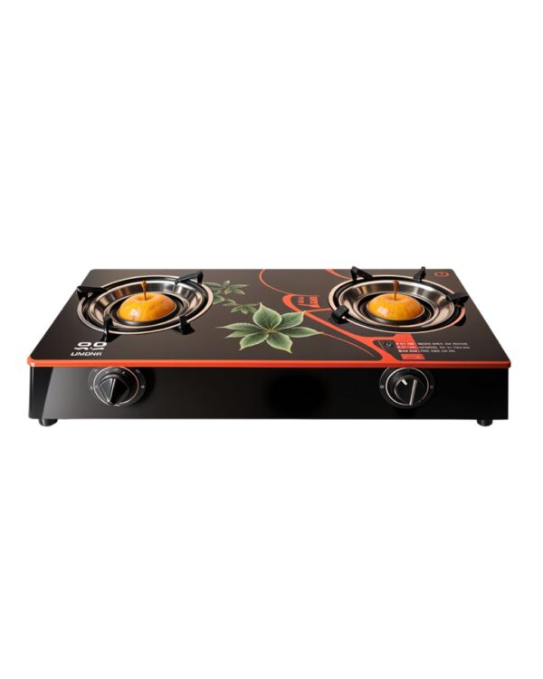 COCINA DE MESA VIDRIO TEMPLADO 2 HORNILLAS A GAS<br>Cuotas semanales/Contado