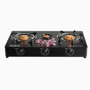 COCINADE MESA  VIDRIO TEMPLADO 3 HORNILLAS A GAS<br>Cuotas semanales/Contado